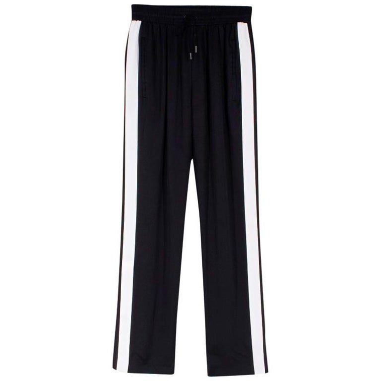 Burberry Side Stripe Silk Satin Tailored Track Pants - Current Season ...
