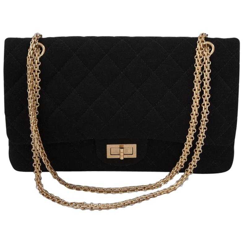 Chanel Reissue 2.55 Quilted Double Flap Jumbo Bag at 1stDibs