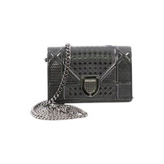 Christian Dior Diorama Flap Bag Cannage Embossed Calfskin Baby