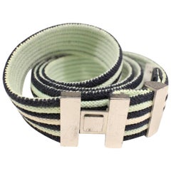 Hermès Black (Ultra Rare) Stretchy Elastic H 230171 Belt