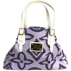 LOUIS VUITTON Limited Edition Lilac Tahitienne Cabas PM Bag