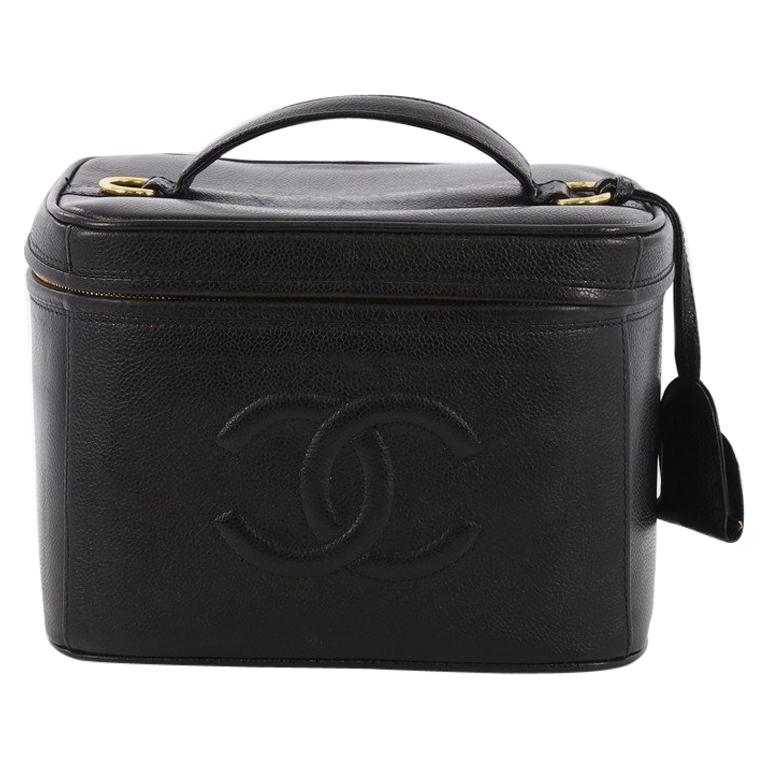 Chanel Vintage Timeless Vanity Case Caviar Small