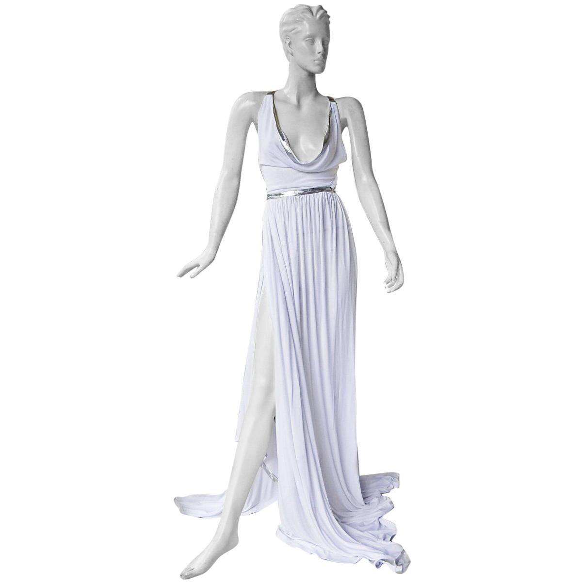 Alaia Vionnet-Inspired Grecian Goddess Dress Gown. New For Sale
