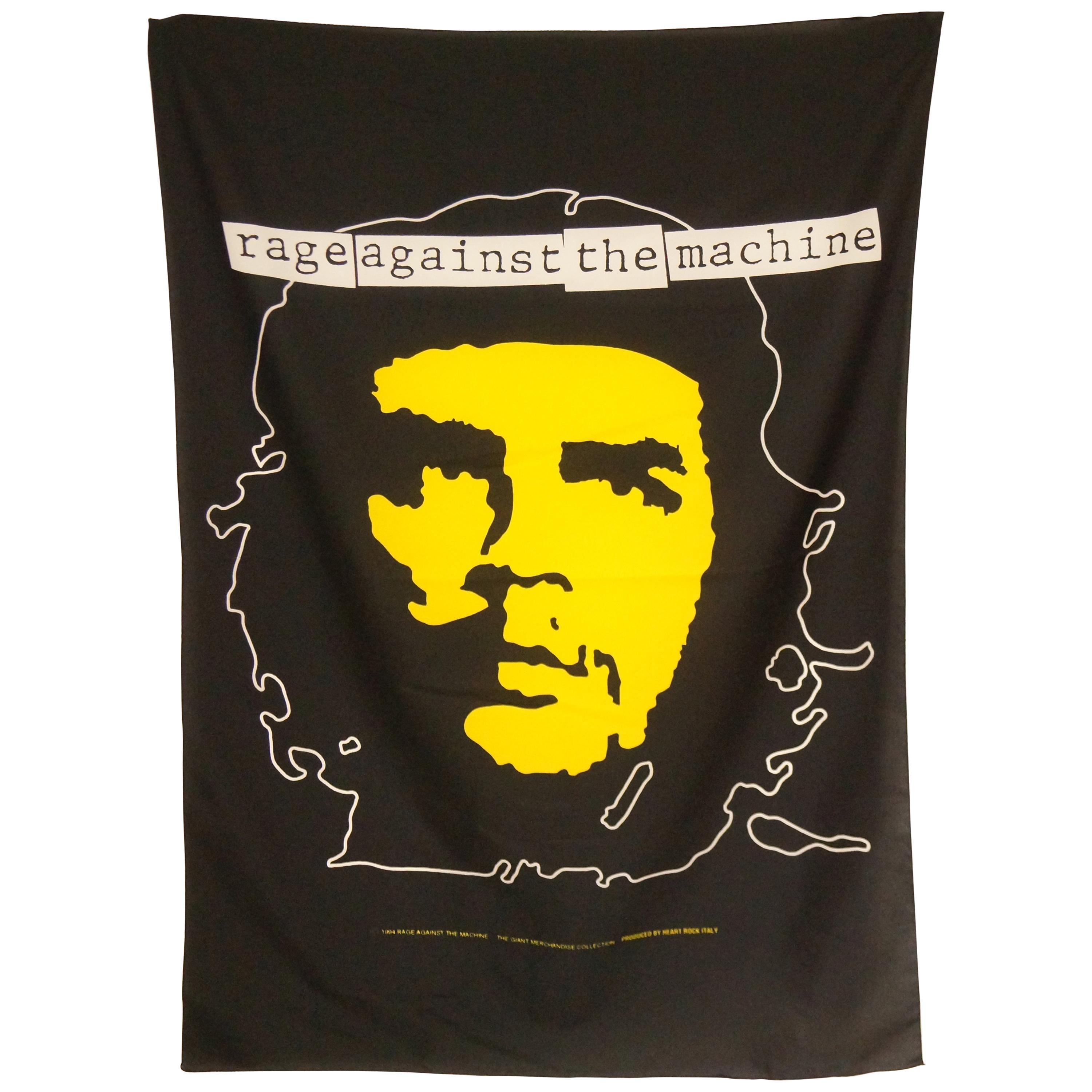 1994 Rage Against The Machine Che Guevara Wall Flag Scarf For Sale at  1stDibs | che guevara ratm, ratm che guevara, rage against the machine flag