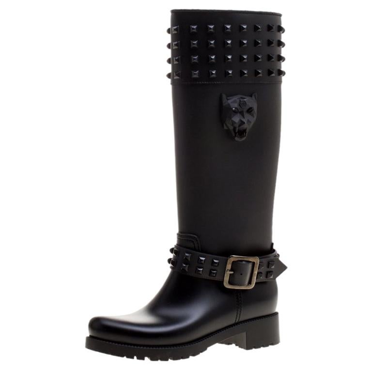 studded rain boots