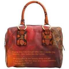 Louis Vuitton Richard Prince Mancrazy Jokes L.E. Top Handle Bag For Sale at  1stDibs