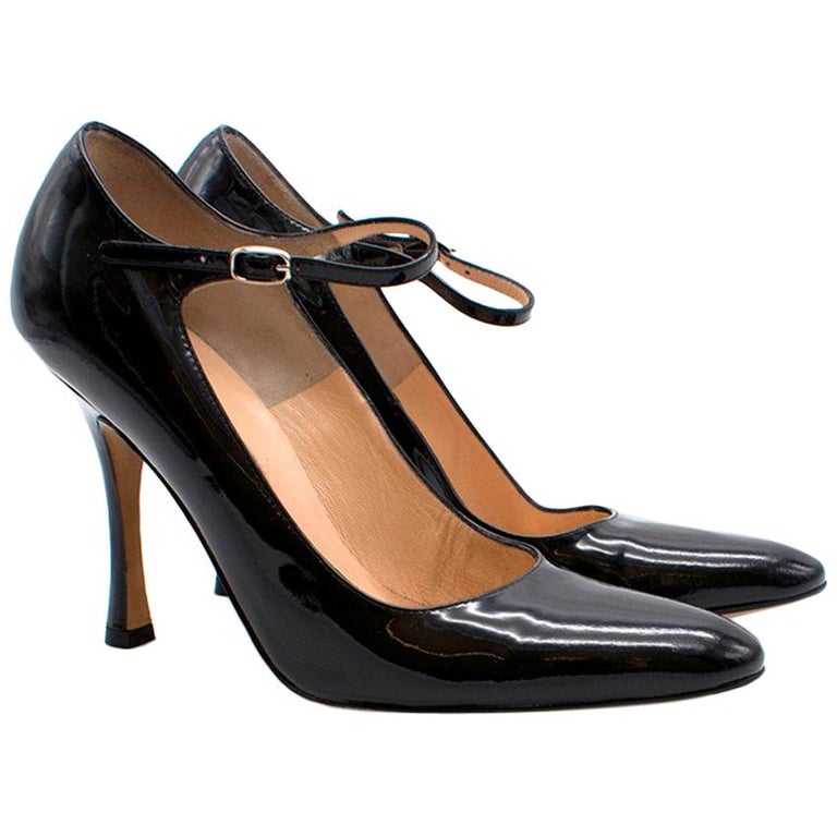 Manolo Blahnik Mary-Jane Pumps US For Sale at 1stDibs | manolo blahnik mary jane