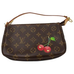 Louis Vuitton Cherry by Takashi Murakami Clutch Bag