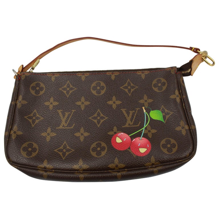 Louis Vuitton, Bags, Soldauthentic Lv Murakami Cherry Pochette