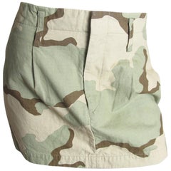 JUNYA WATANABE Camo Mini Skirt, 2005