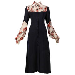 Retro Ossie Clark 1968-69 'Floating Daisy' Dress