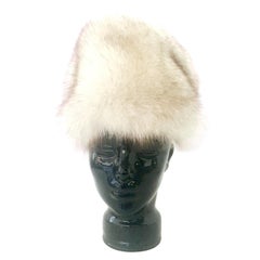 20th Century Canadian Fox Fur Hat Hand Made By, Eaton