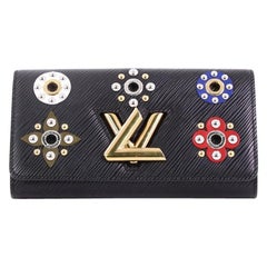 Louis Vuitton Twist Wallet Limited Edition Floral Patchwork Epi Leather