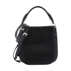 Prada Margit Hobo Bag Leather Small