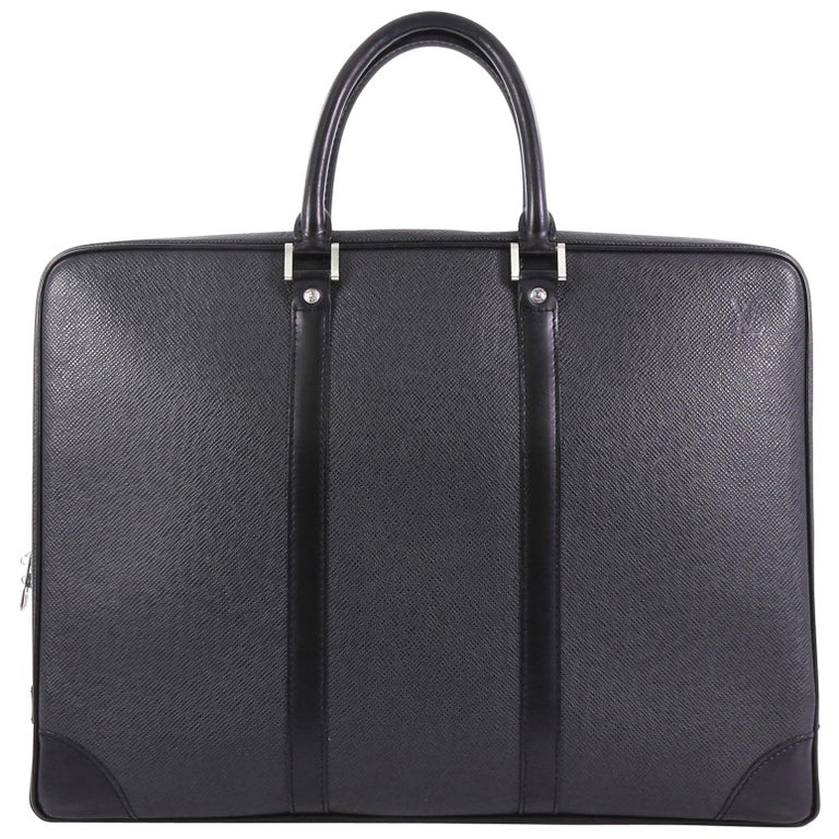 Louis Vuitton Vintage Porte-Documents Business Bag Taiga Leather, at ...