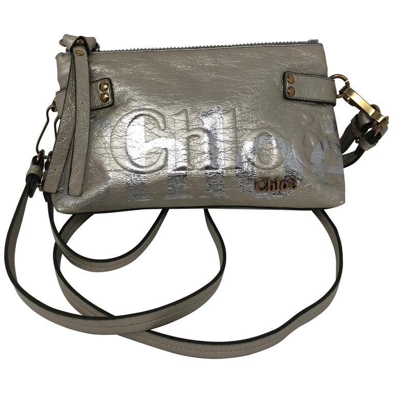 Chloe Silver Crossbody For Sale at 1stdibs