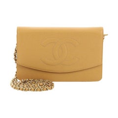 Chanel Vintage Timeless Wallet On Chain Caviar