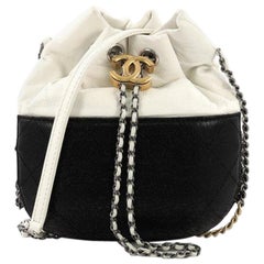 Used Chanel Gabrielle Drawstring Bag Quilted Calfskin Small