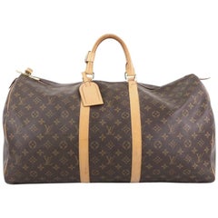 Louis Vuitton Keepall Bag Monogram Canvas 55