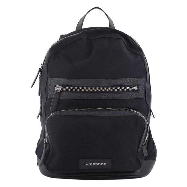 Burberry Marden Backpack Nylon with Leather Small at 1stDibs