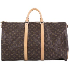 Louis Vuitton Keepall Bandouliere Bag Monogram Canvas 55