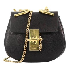 Used Chloe Drew Crossbody Bag Leather Nano