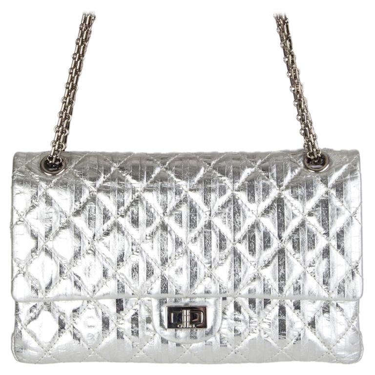 Chanel silver quilted leather 2.25 REISSUE LIMITED EDITION Flap ...