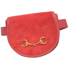 Gucci Vintage Suede Belt Bag with Horsebit