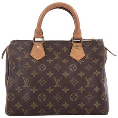 Louis Vuitton Speedy Handbag Monogram Canvas 25