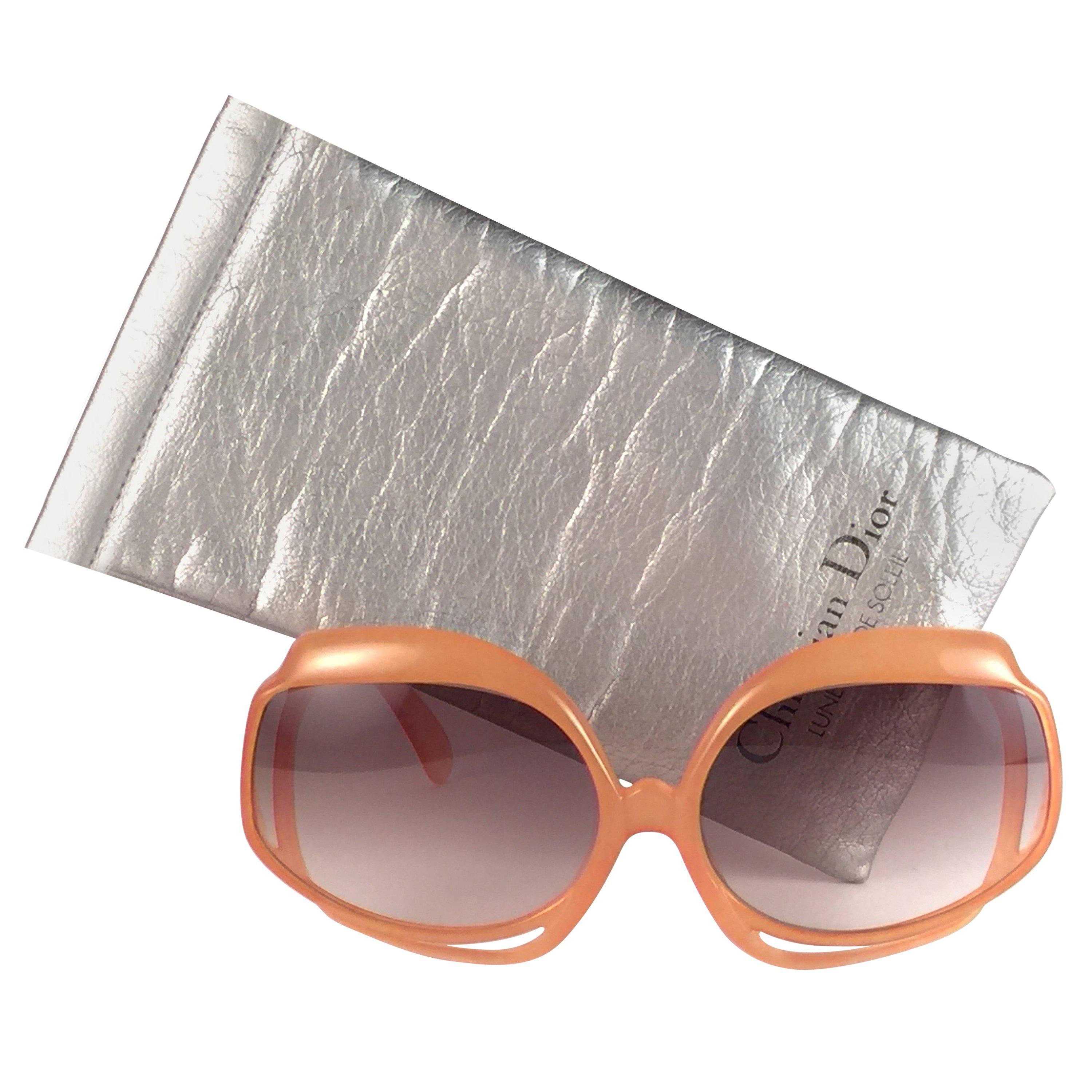 New Vintage Christian Dior 2026 30 Tangerine Optyl Sunglasses Germany For Sale