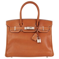 2017 Hermes Barenia Faubourg Leather Birkin 30cm