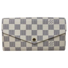Louis Vuitton Sarah Damier Azur Wallet in Box with dust bag