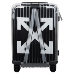 Off-White Rimowa Virgil Abloh Transparenter Koffer Schwarz