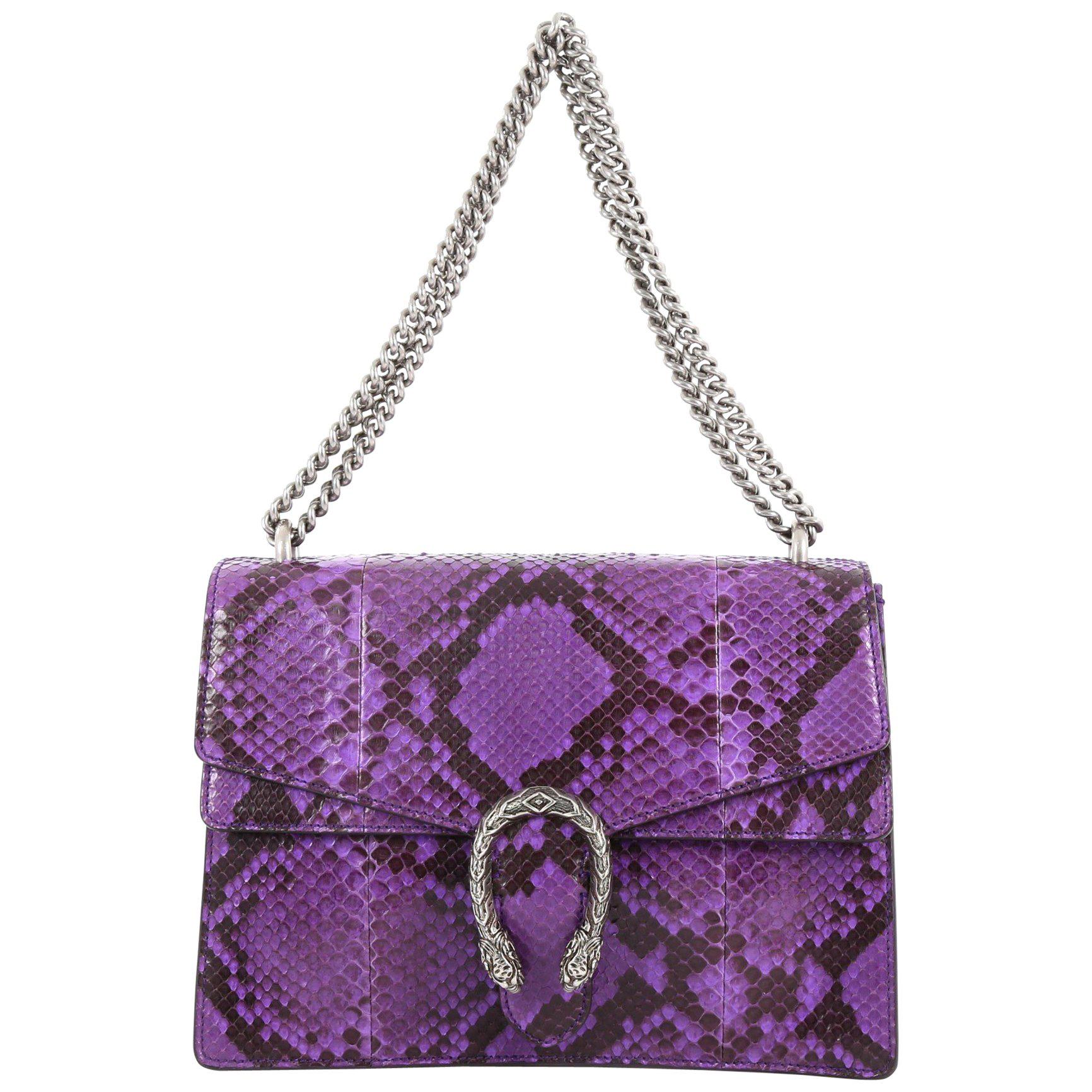 Gucci Dionysus Handbag Python Medium