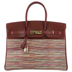 Hermes Birkin Handbag Vibrato and Box Calf 35