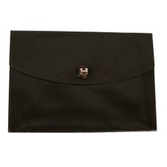 Hermes Vintage Brown Leather H Clasp Rio Clutch Bag