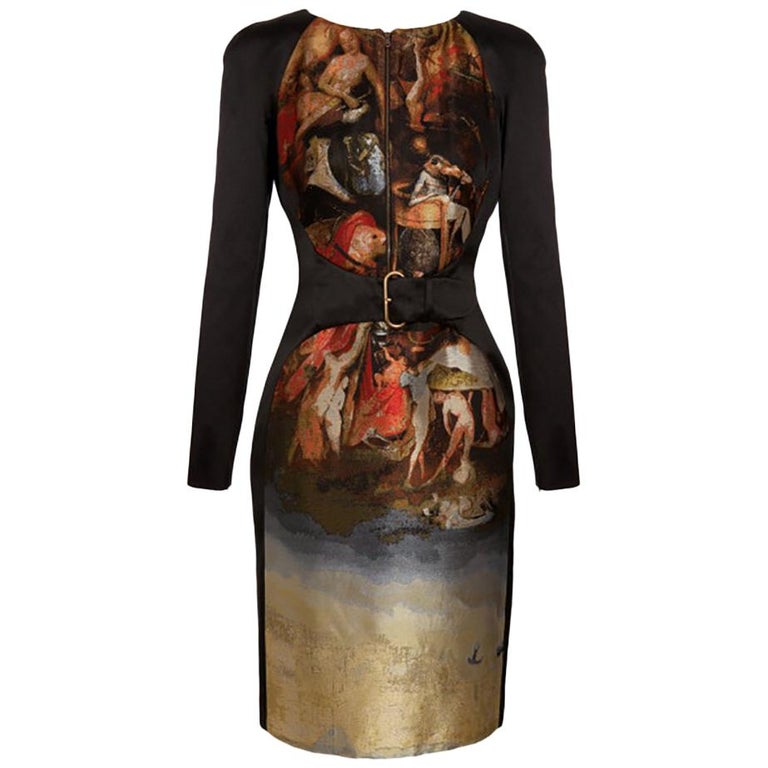 F/W 2010 Alexander McQueen 'HIERONYMUS BOSCH' Dress ANGELS and DEMONS Collection For Sale at 1stdibs