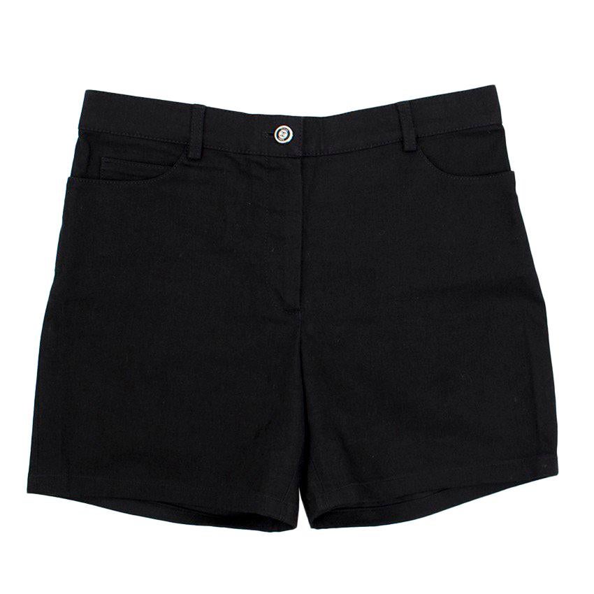 Chanel Black High- waisted Shorts - Size US 0-2