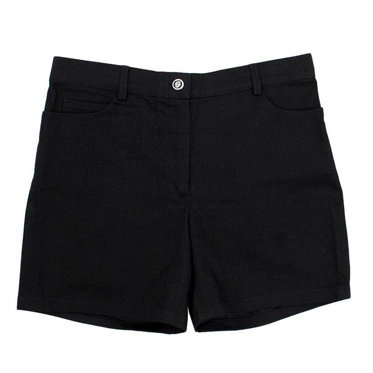 Chanel Black High- waisted Shorts 0-2 For Sale at 1stdibs