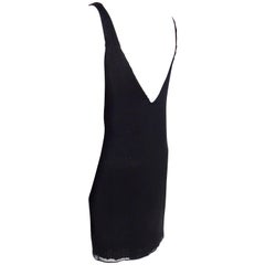 Vintage Carmelo Pomodoro Black Mat Sequin Dress