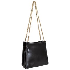 Judith Leiber - Sac à compartiment en cuir marron avec porte-monnaie, années 1980