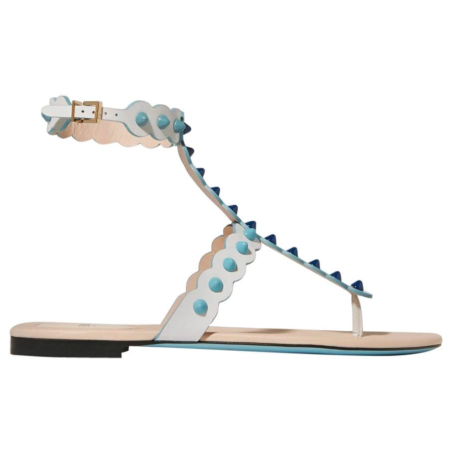 fendi studded gladiator sandals