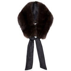 Verheyen London Circle Stand up Collar in Natural Barguzinsky Sable Fur