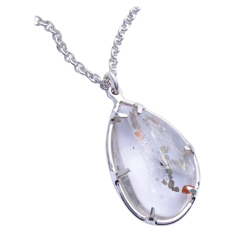 Collier En Argent 925 Avec Opale Boulder D'Australie - Grande Pierre Naturelle - Neuf Avec étiquettes