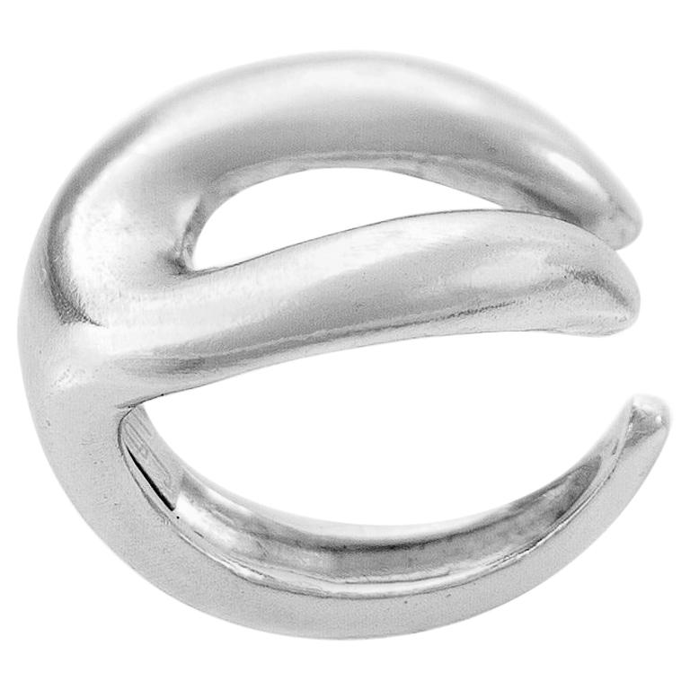 Giulia Barela Fine Silver Hepworth Ring For Sale