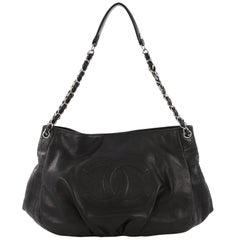 Chanel Timeless Half Moon Tote Caviar Large