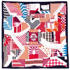 Hermes Limited Edition Promenade au Faubourg silk-twill scarf