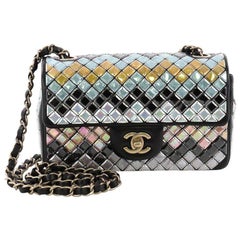 Chanel Mosaic Flap Bag Embellished Lambskin Small