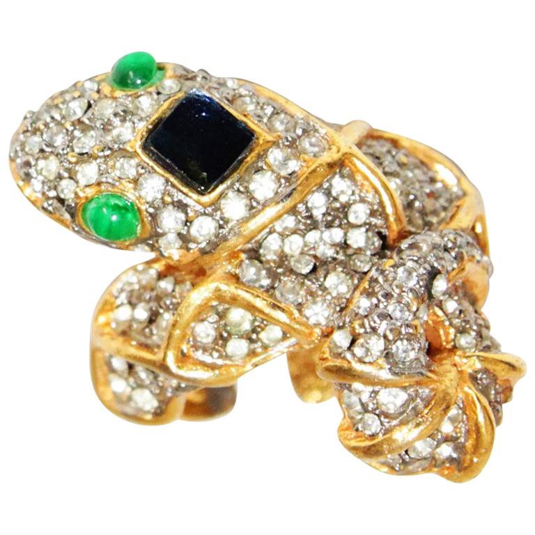 Snake KJL Gorgeous ring 60s For Sale