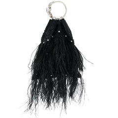 African Ostrich Feather Evening Bag at 1stDibs  black feather evening bag,  ostrich feather bag